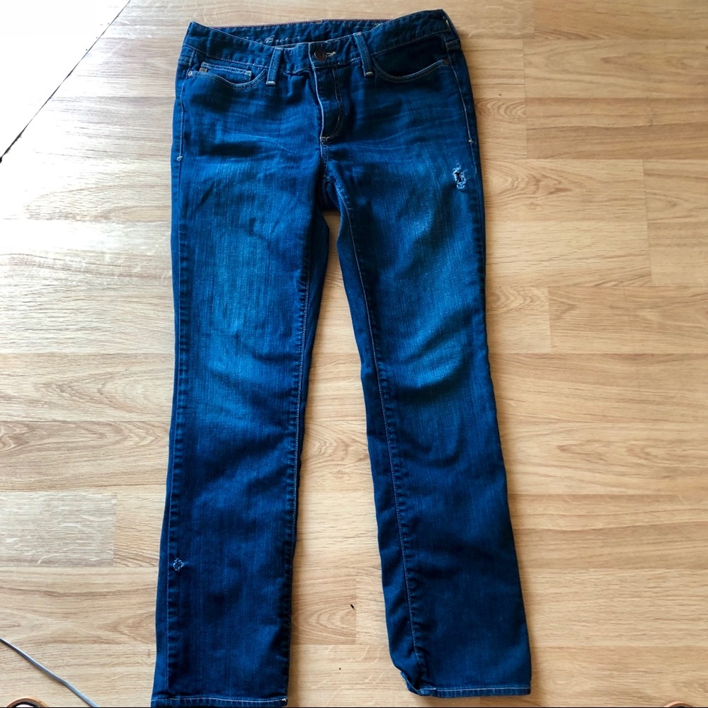 Eddie Bauer modern slim straight leg 10
